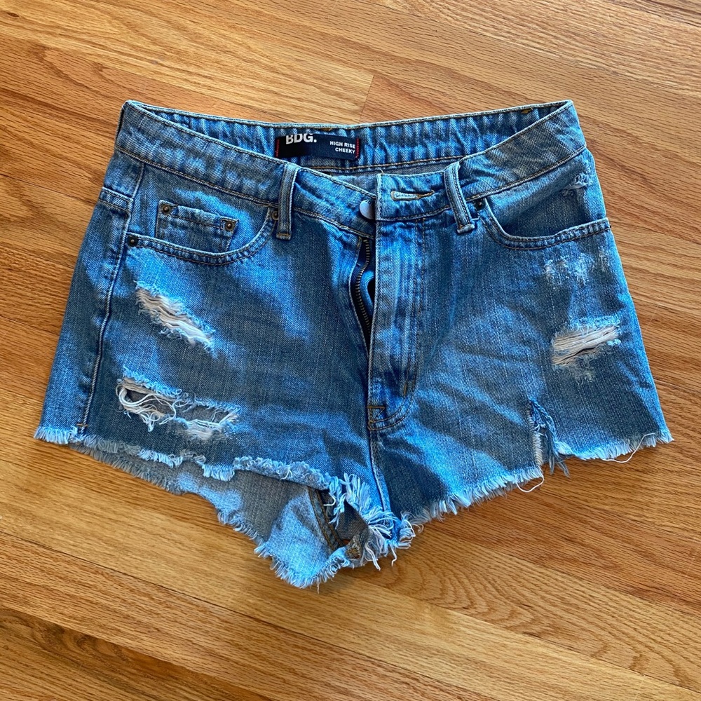 Urban Outfitters High Waisted Jean Shorts
